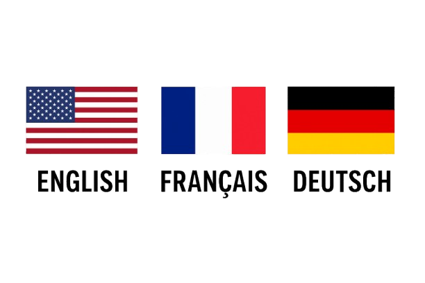 Langues-English-French-Deutsh